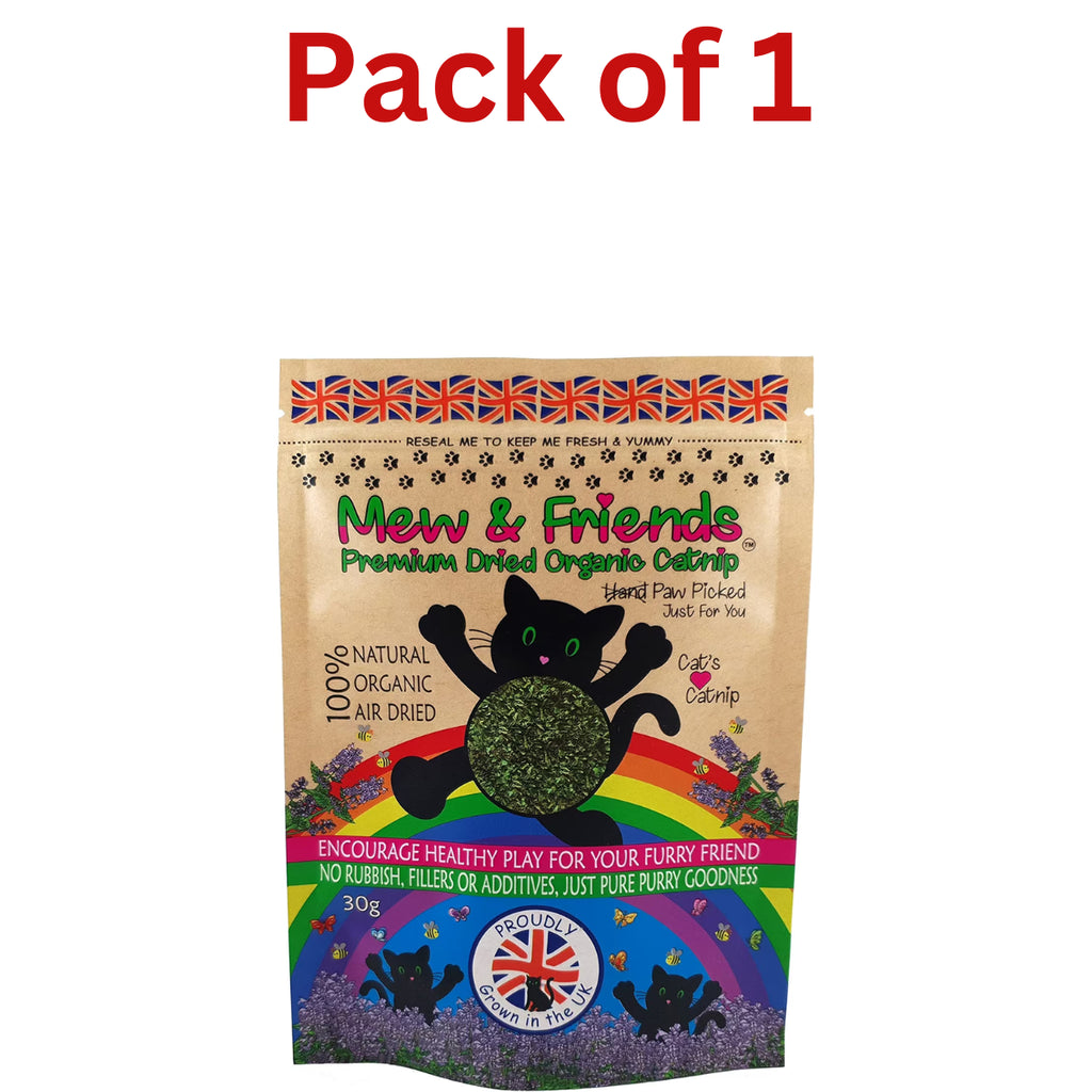 Mew & Friends Catnip Premium Organic 100% Natural Dried Catnip Spray UK GROWN