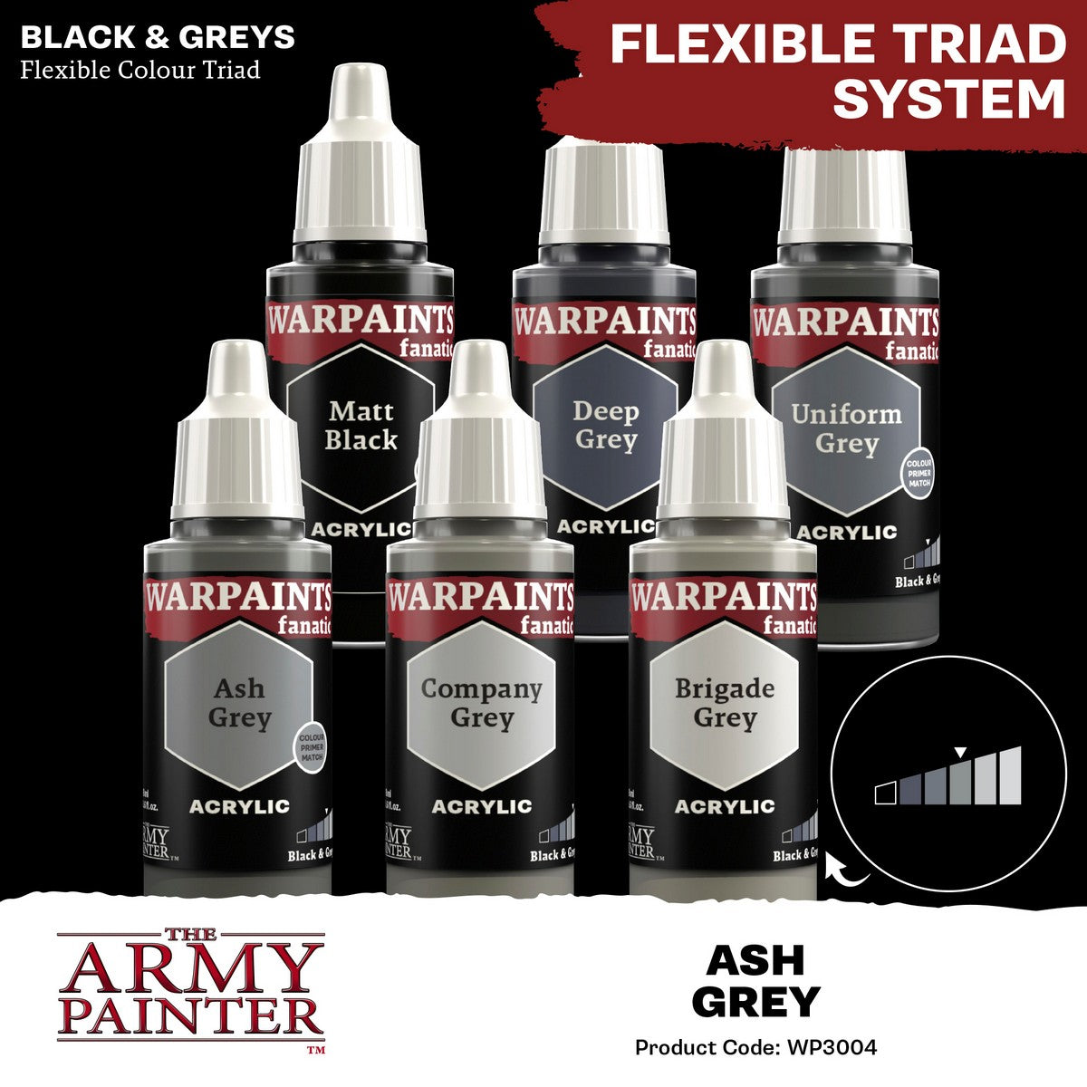 The Army Painter - Warpaint Fanatic: Ash Grey