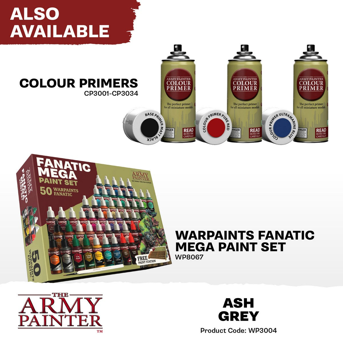 The Army Painter - Warpaint Fanatic: Ash Grey