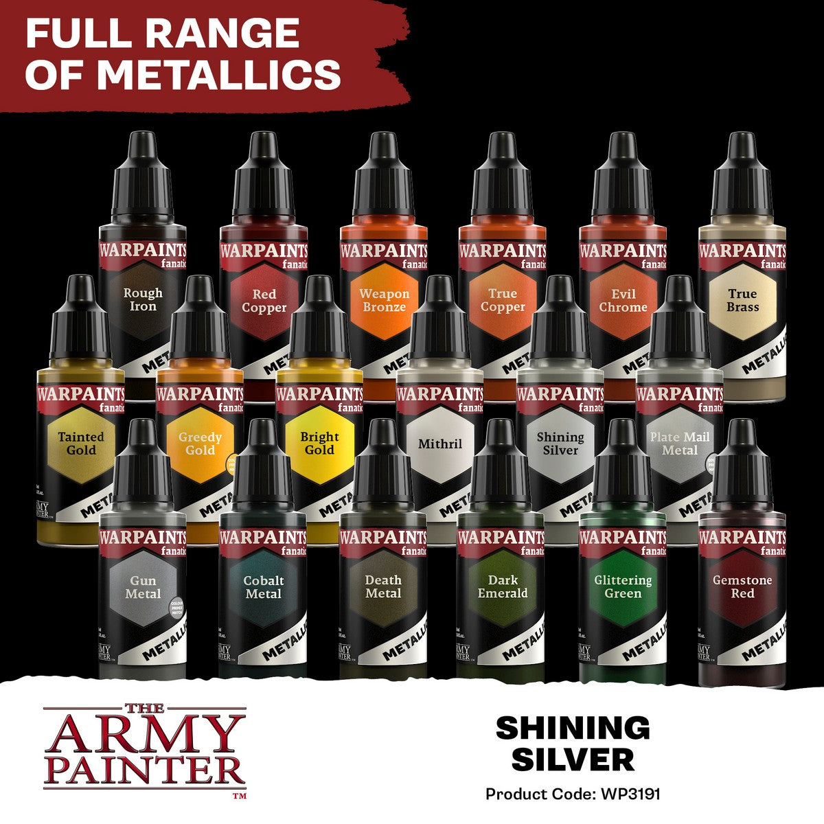The Army Painter - Warpaint Fanatic Metallic: Shining Silver