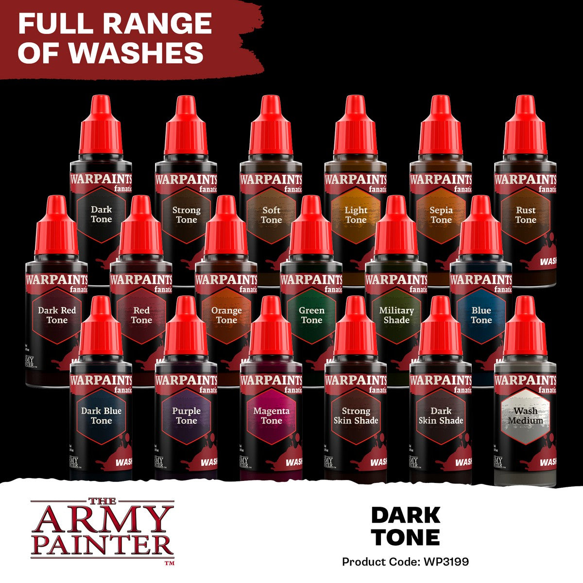 The Army Painter - Warpaint Fanatic Wash: Dark Tone