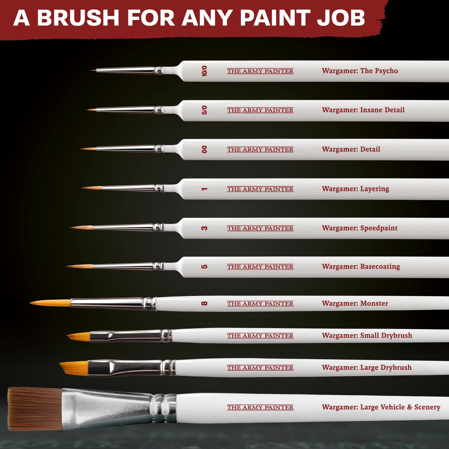 The Army Painter - Wargamer: The Psycho Brush
