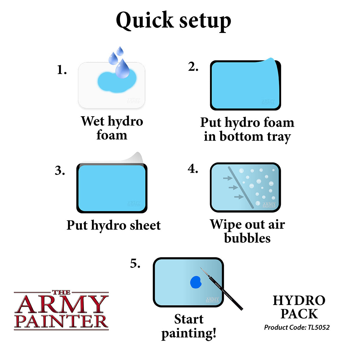 The Army Painter - Wet Palette: Hydro Pack